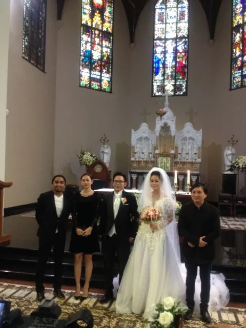 Setelah menikah, David NOAH tak batasi karir Gracia. @KapanLagi.com®/VJ Lolo