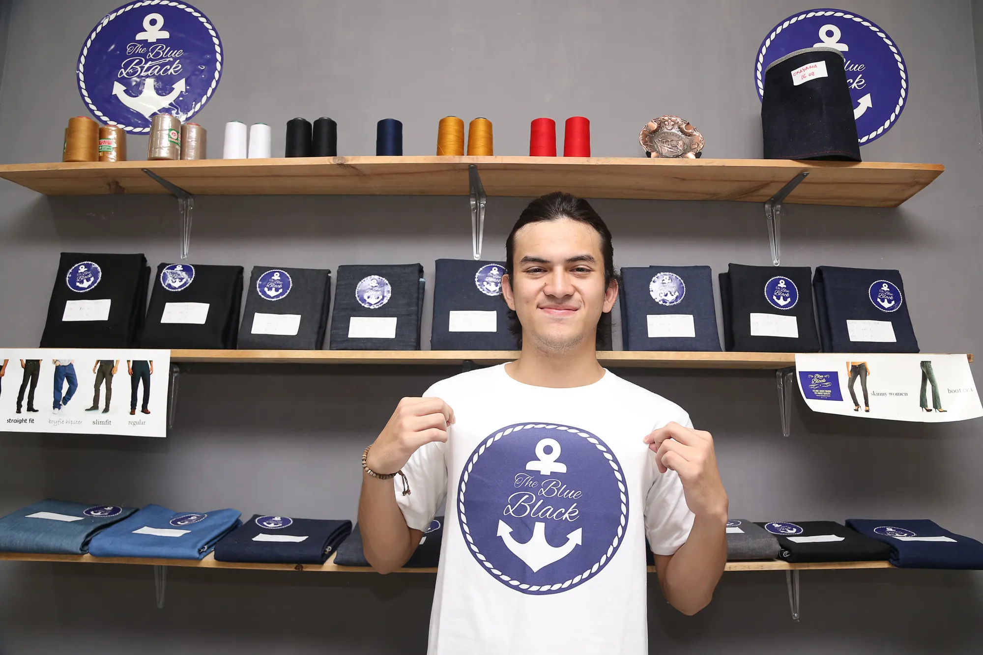 Rizky Nazar dengan bisnis barunya. @KapanLagi.com®/Agus Apriyanto
