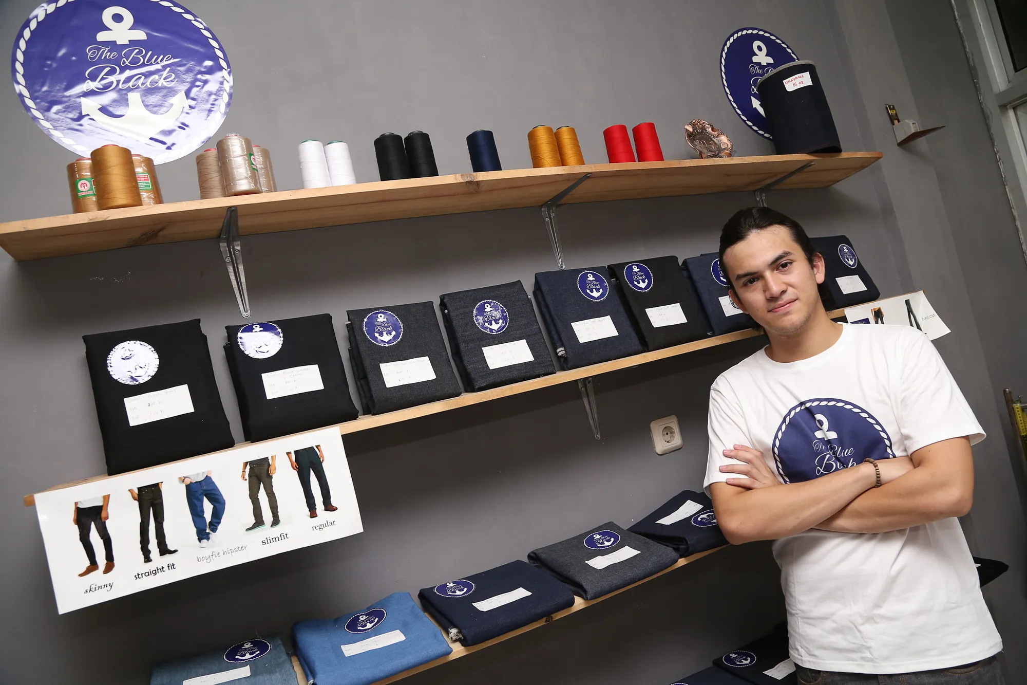 Rizky optimis dengan usaha yang dibangunnya. @KapanLagi.com®/Agus Apriyanto