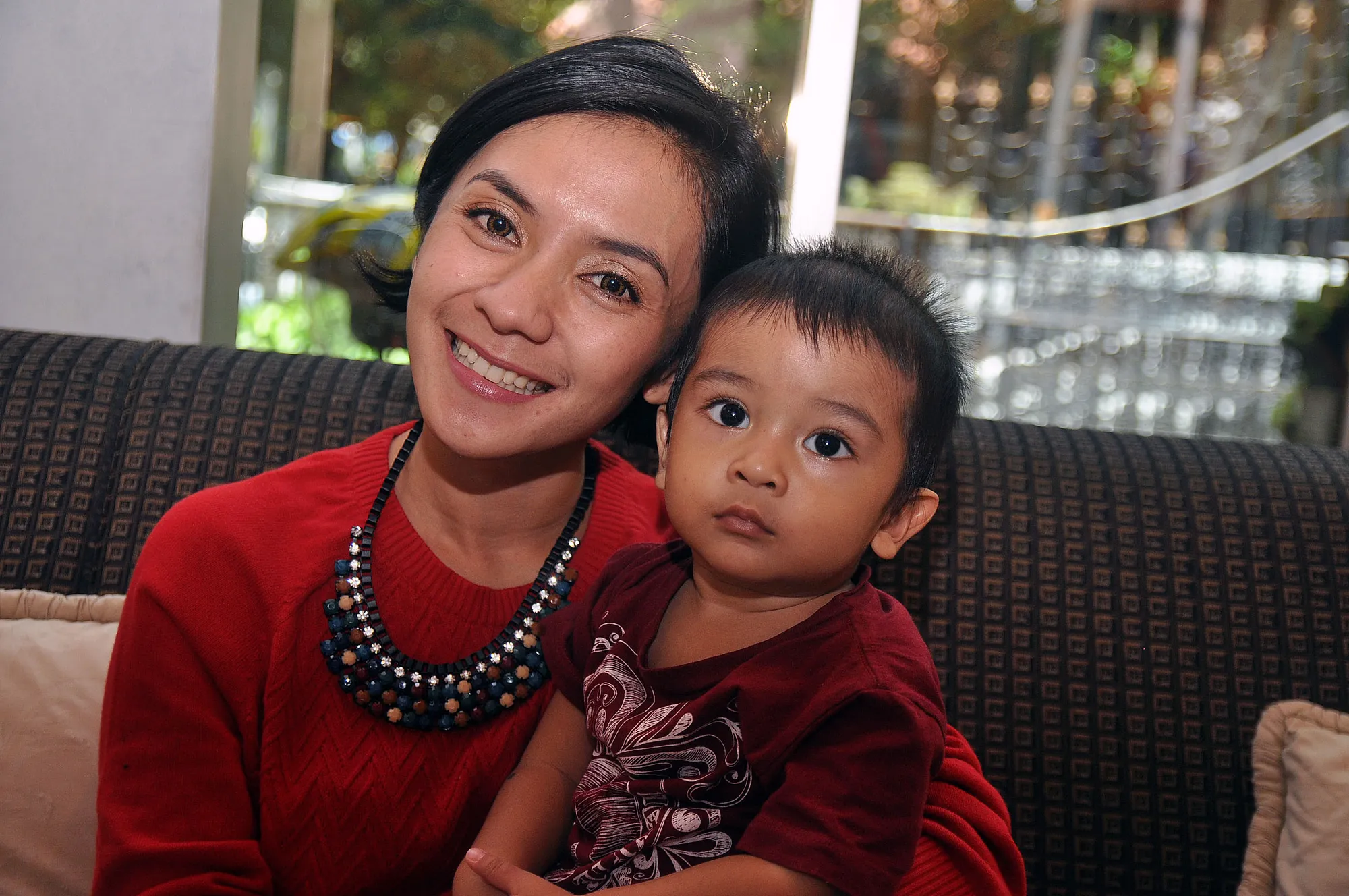 Bagi Enno Lerian, masih banyak cara untuk menasehati anak tanpa emosi © KapanLagi.com/Sahal Fadhli