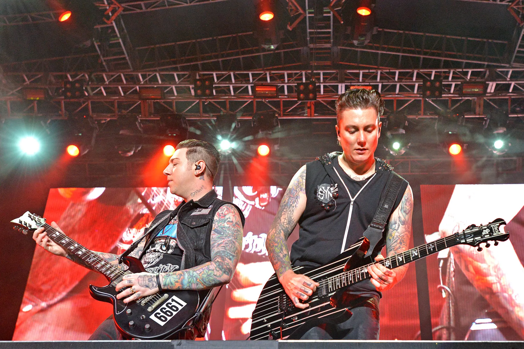 Avenged Sevenfold, sukses meraih kejayaan mereka bersama album 'THE STAGE' © KapanLagi.com/Bambang E. Ros