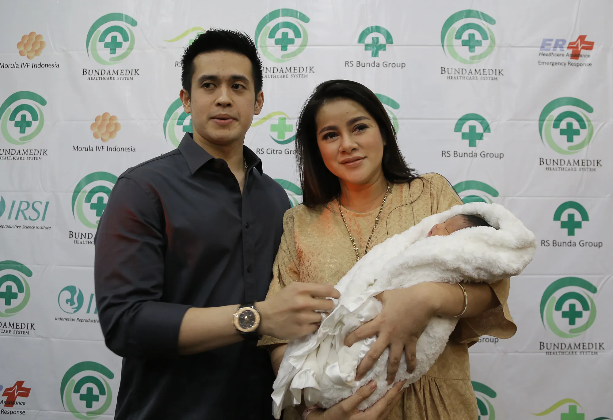 Olla Ramlan ungkap arti nama putri kecilnya. @KapanLagi.com®/Agus Apriyanto
