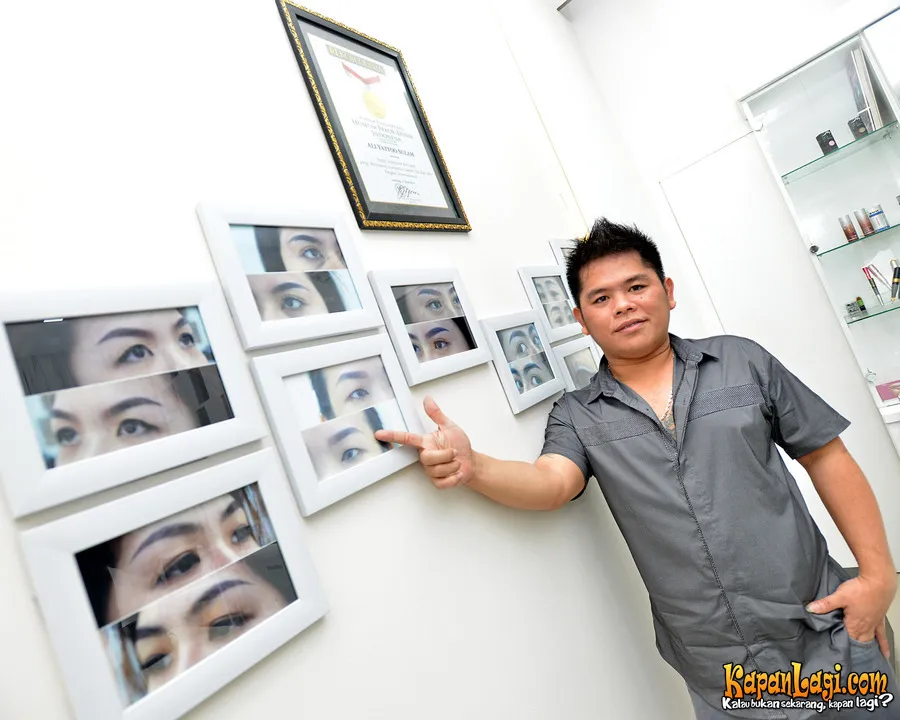 Dengan hasil seperti ini, siapa yang nggak mau coba sulam alis? @ KapanLagi.com®/Bambang E Ros