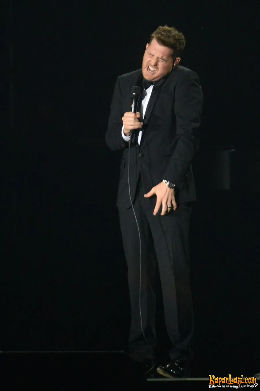 Michael Buble cukup terganggu dengan lagu-lagu PSY © KapanLagi.com®/Bambang E. Ros