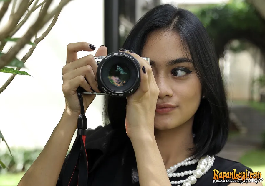 Ayudia Bing Slamet yang ternyata nggak pernah merasakan banjir. ©KapanLagi.com/Agus Apriyanto