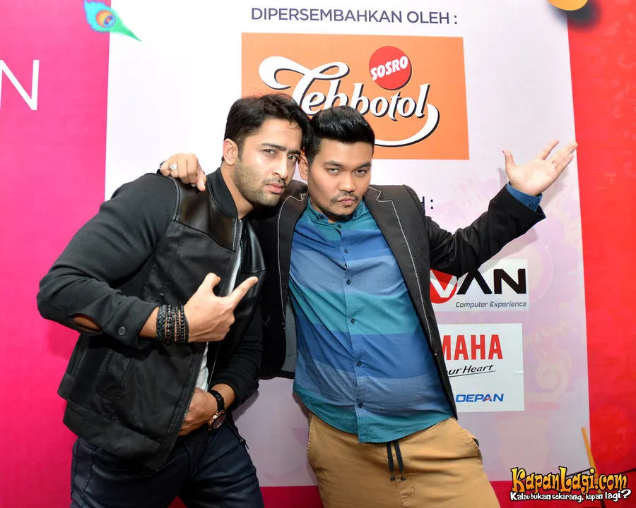 Shaheer Sheikh berterima kasih kepada artis Indonesia. @KapanLagi.com®/Bambang E Ros