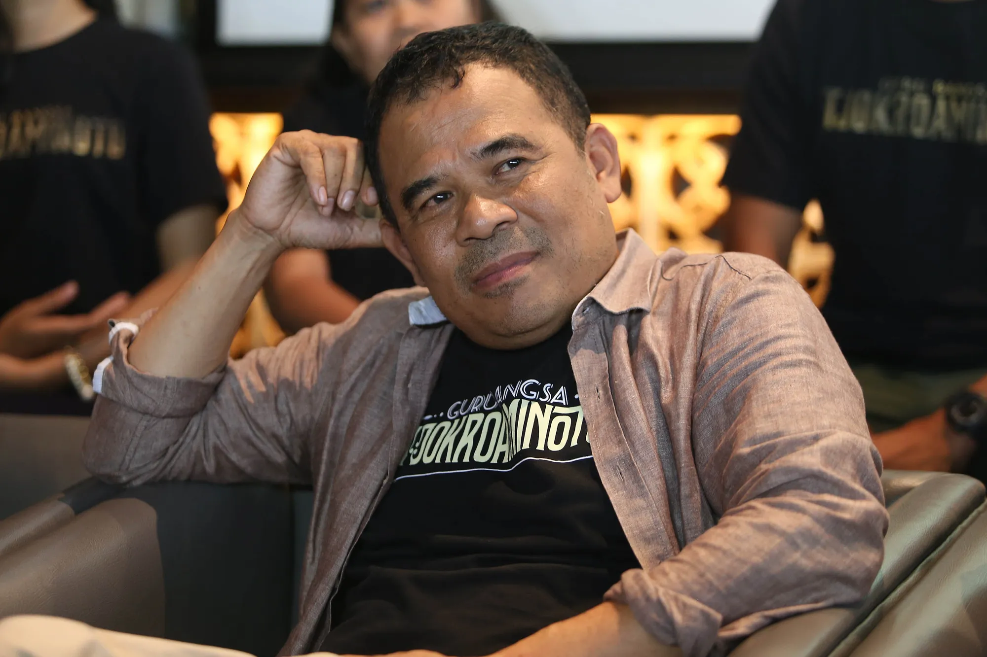 Film-film bertema fighting jadi dorongan awal yang kuat bagi Garin untuk mencintai dunia perfilman © KapanLagi.com/Budy Santoso