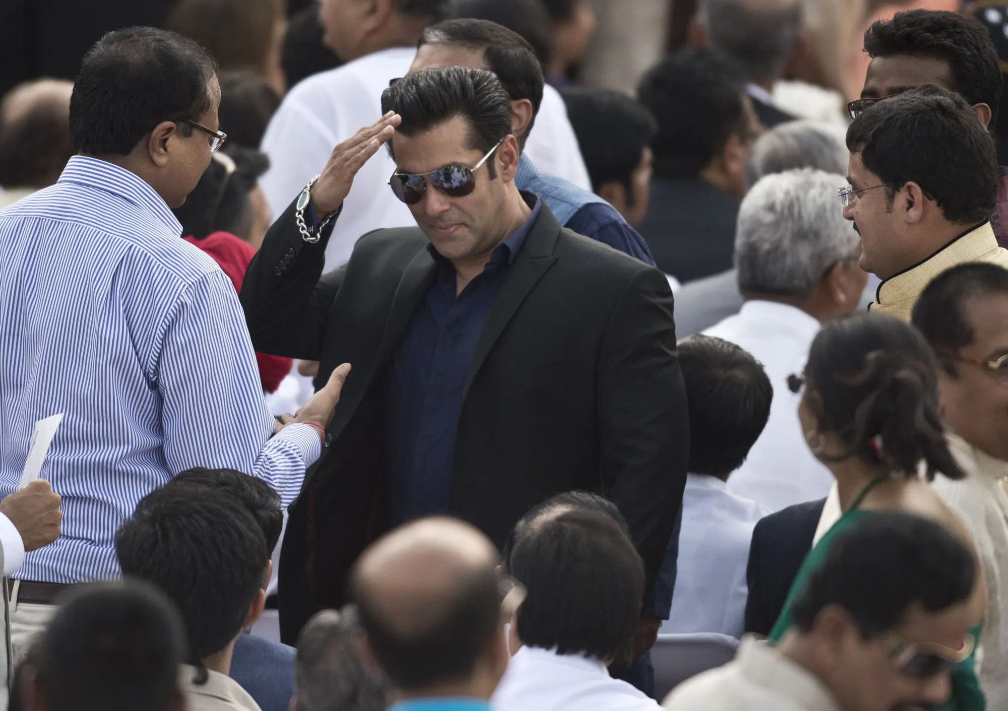 Salman Khan dijadwalkan untuk pergi ke Dubai, akhir Mei mendatang. @AFP