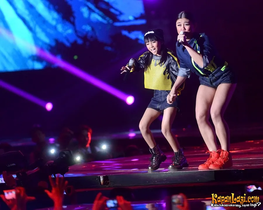 Aksi Agenz Mo & keponakannya, Chloe Xaviera © KapanLagi.com®/Bambang E. Ros