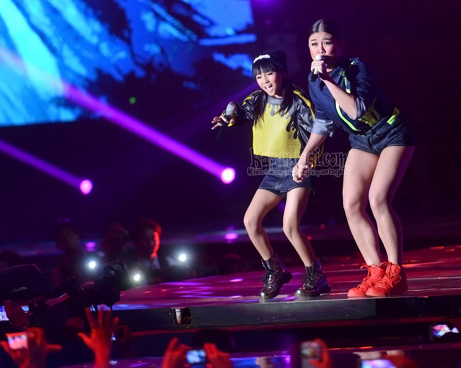 Chloe Xaviera lebih suka tampil bareng Agnez Mo © KapanLagi.com®/Bambang E Ros