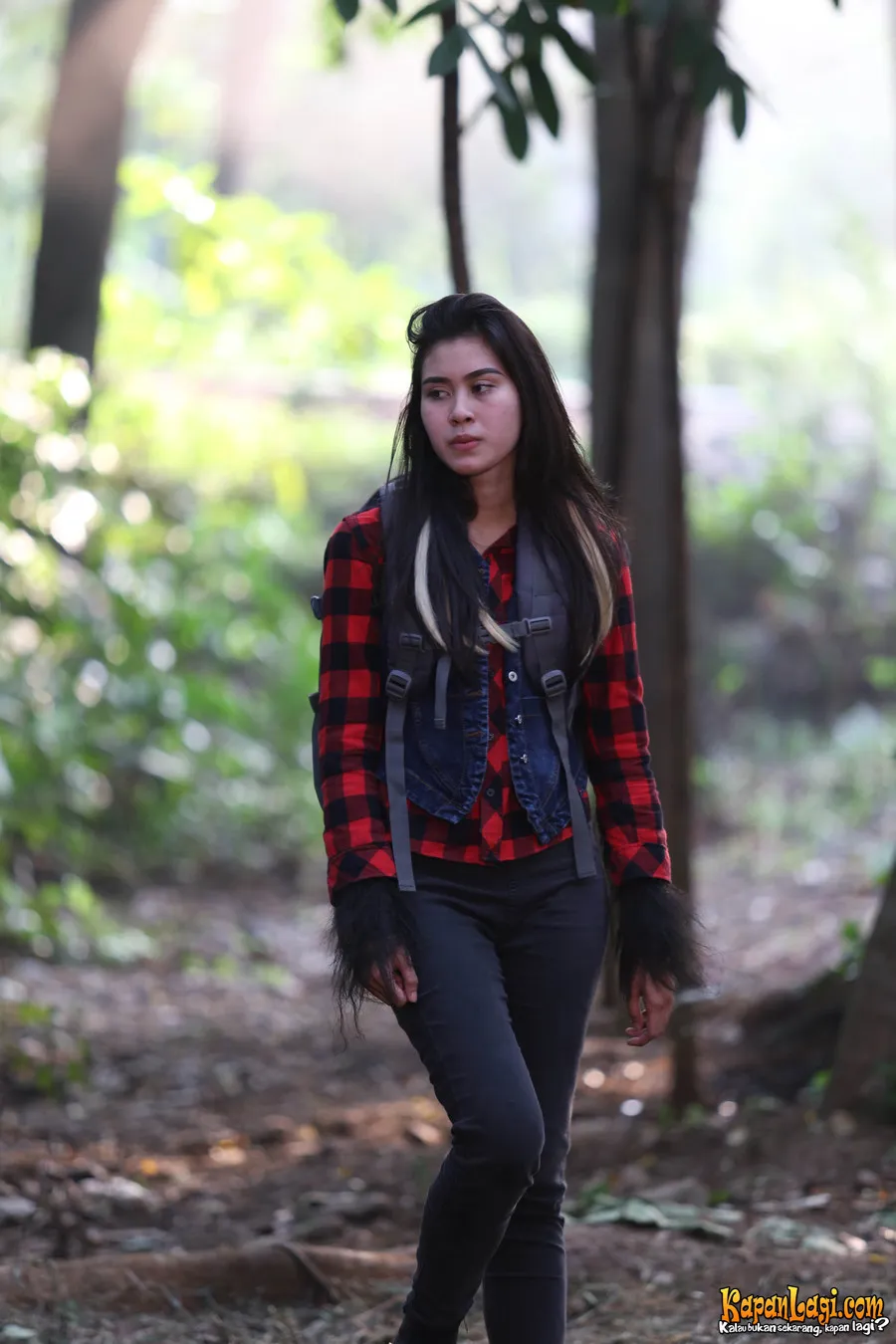 Jelang puasa, Syahnaz rajin minum vitamin. Foto: KapanLagi.com®/Budy Santosa