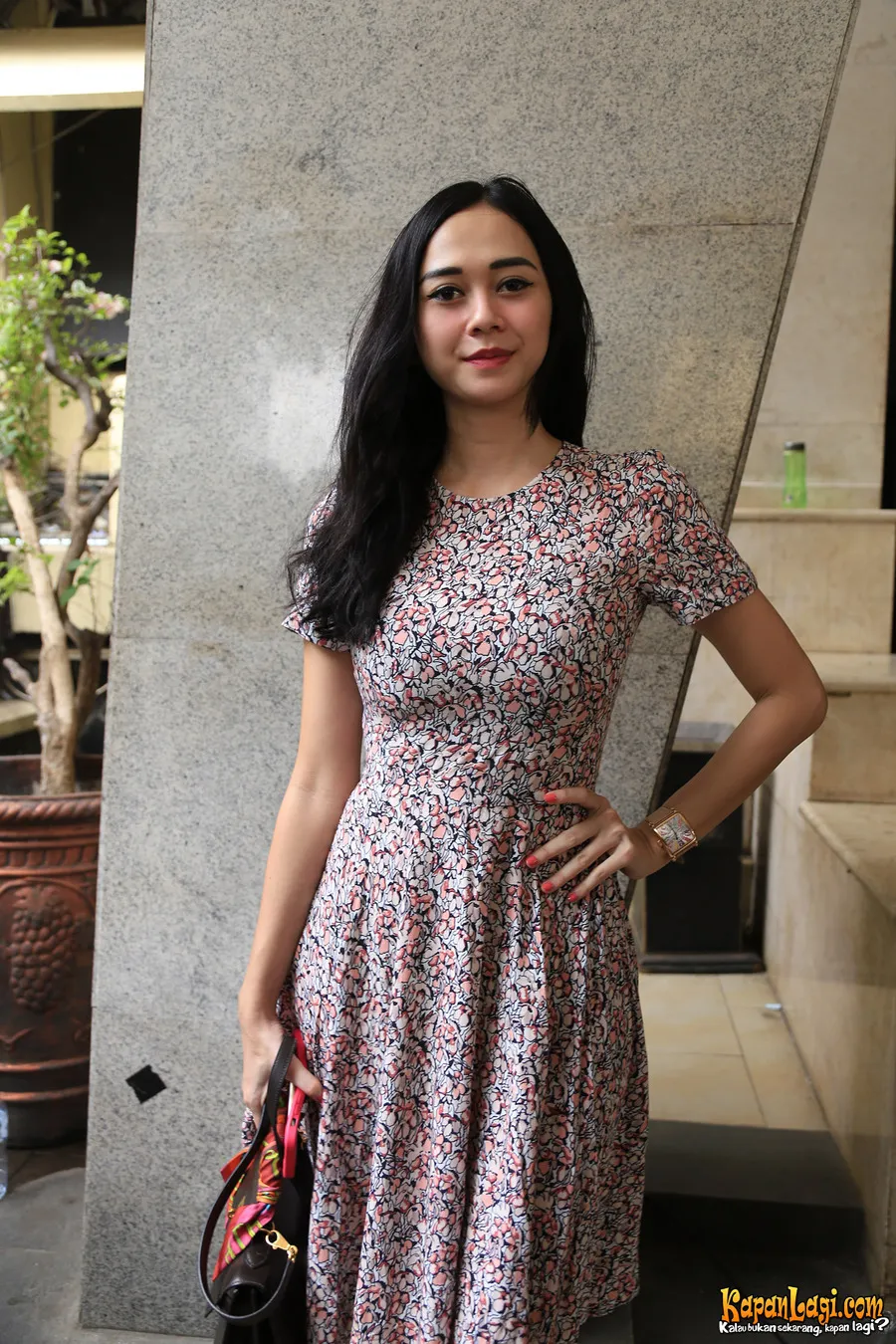 Aura Kasih mengaku tak mau ambil pusing masalah haters © KapanLagi.com®/Agus Apriyanto