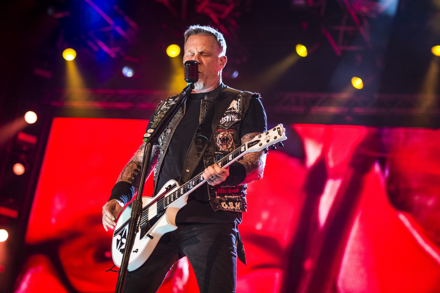 Tak hanya perform, Metallica juga tercatat sebagai salah satu nominator di Grammy Awards 2017 © Splashnews.com