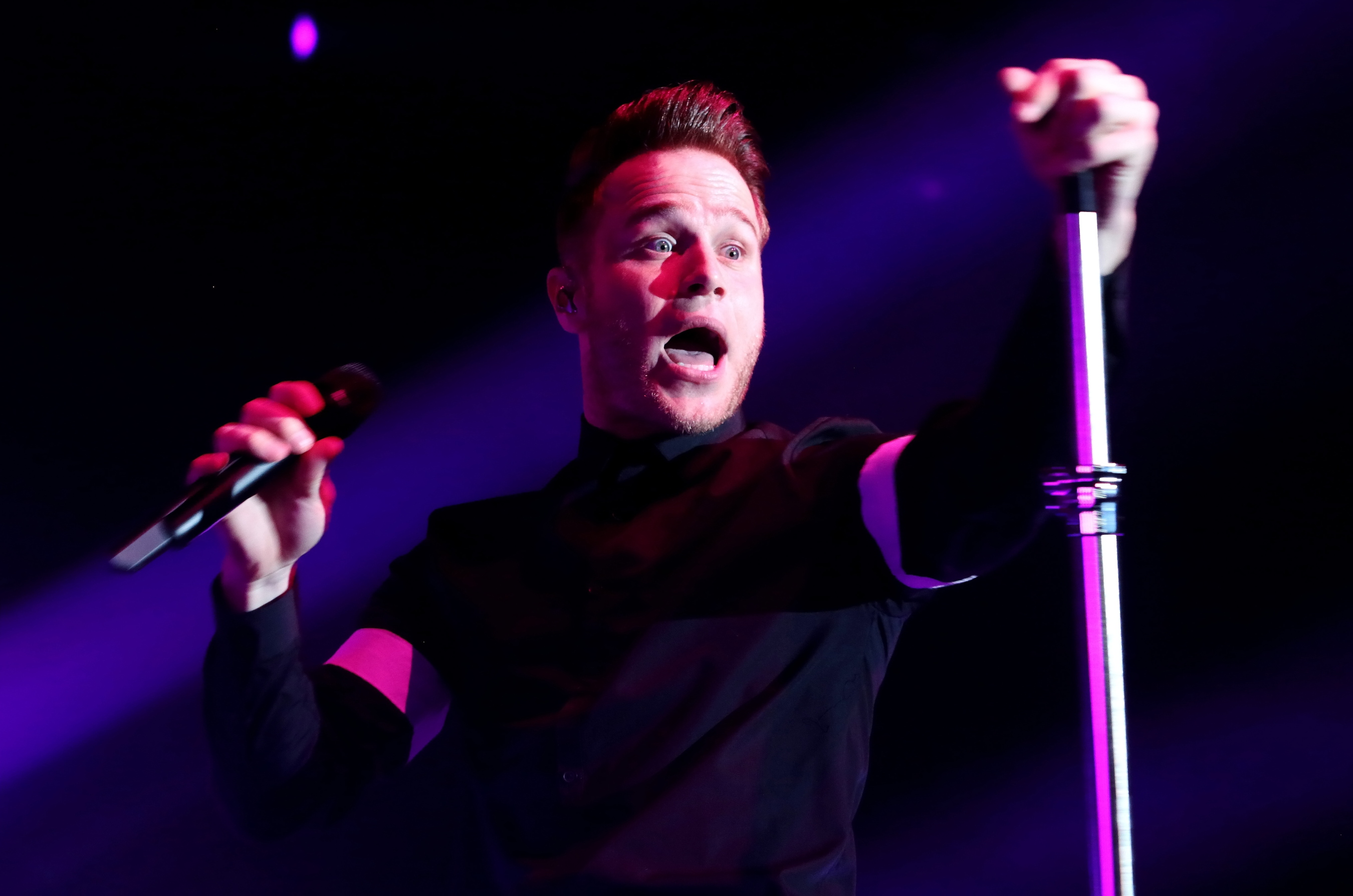 Olly Murs, dedikasikan lagu barunya untuk rapper kenamaan, Kanye West © Splashnews