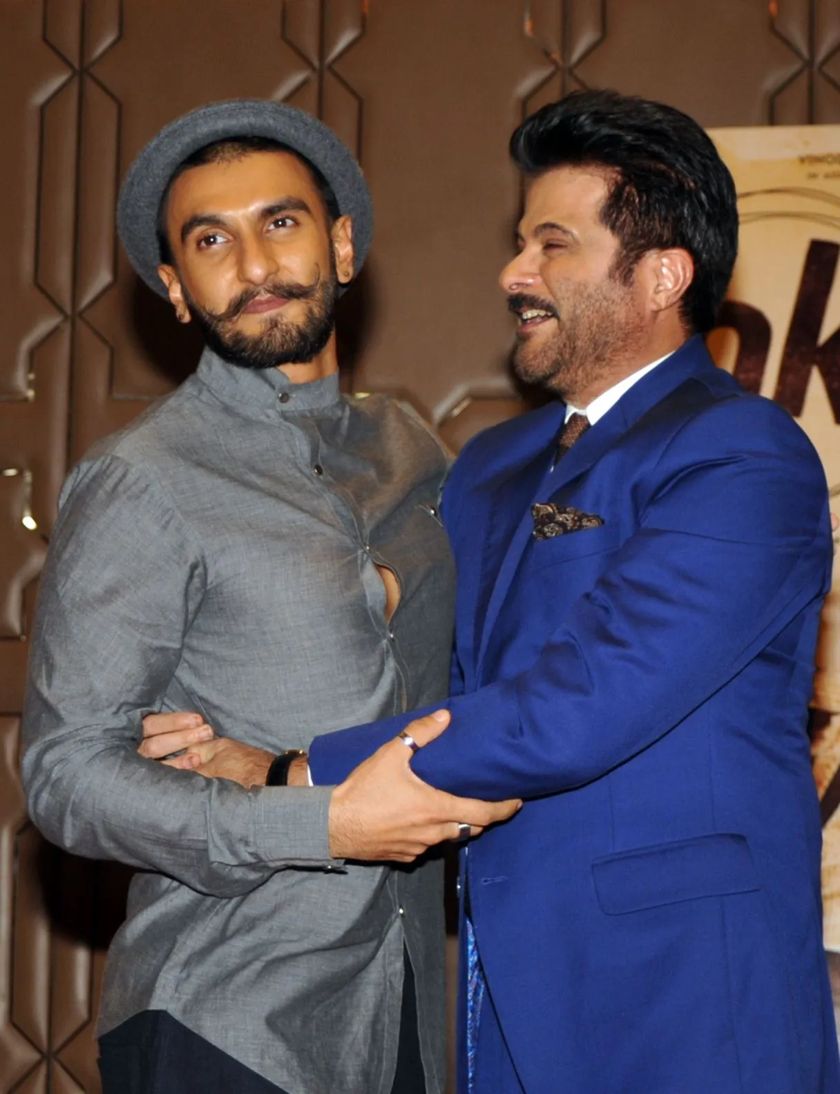 Ranveer Singh belajar dari Anil Kapoor soal bagaimana menjaga stamina di lokasi syuting. ©AFP