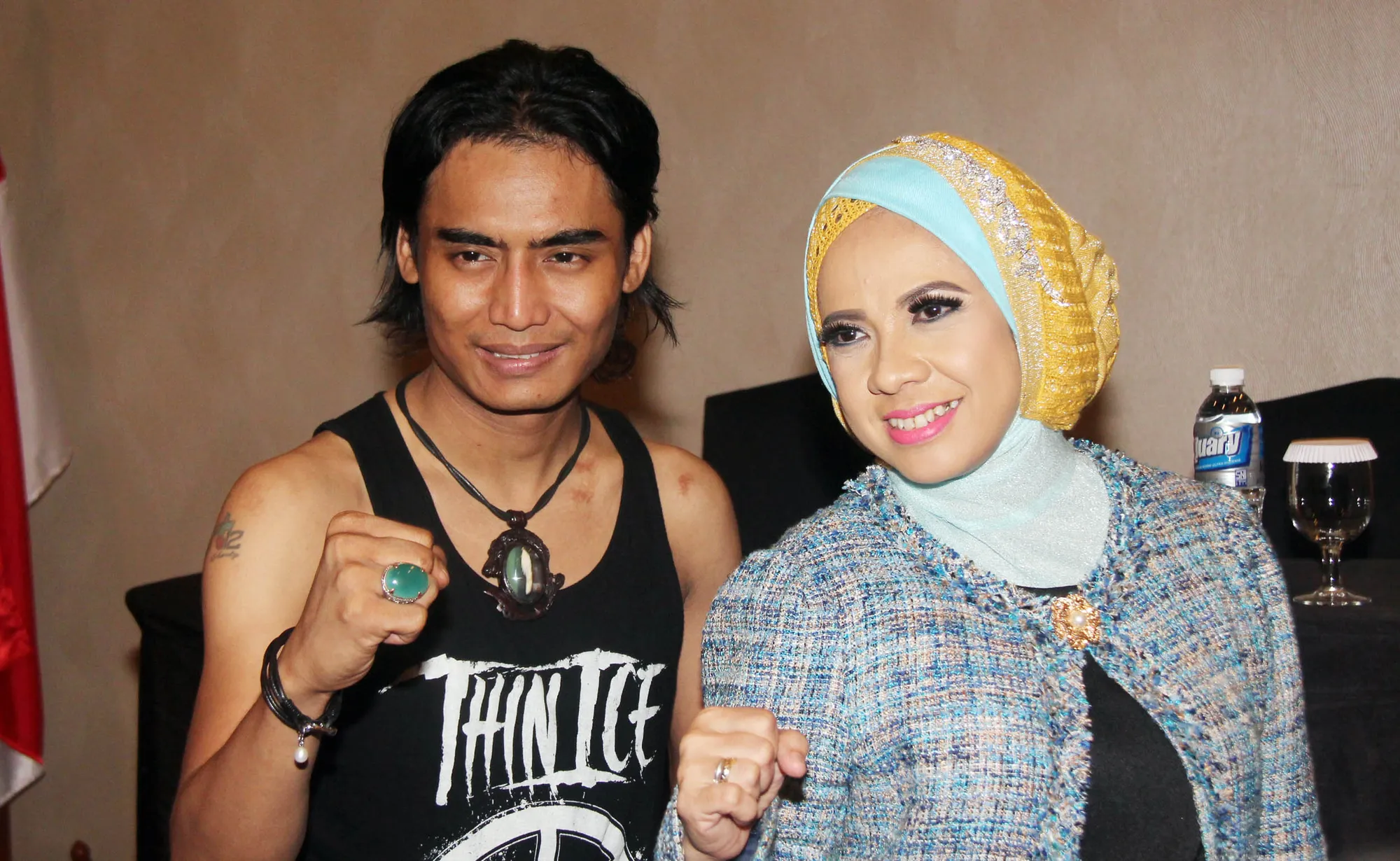 Charly berduet dengan Devia Sherly ©KapanLagi,com