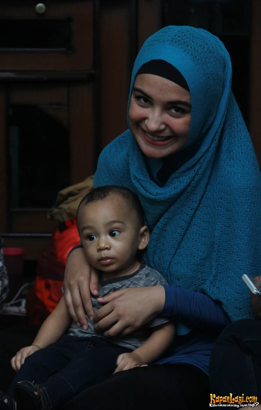 Shireen sering ajak Adam ke lokasi syuting / KapanLagi® - Akrom Sukarya