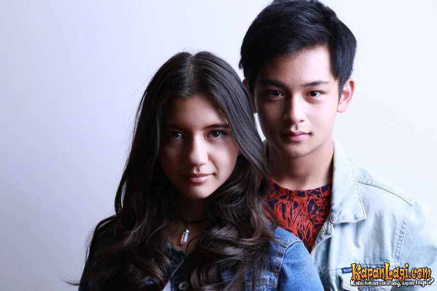 Randy Martin dan Cassandra Sheryl Lee cocok jadi kekasih di depan kamera ©KapanLagi.com®/Agus Apriyanto
