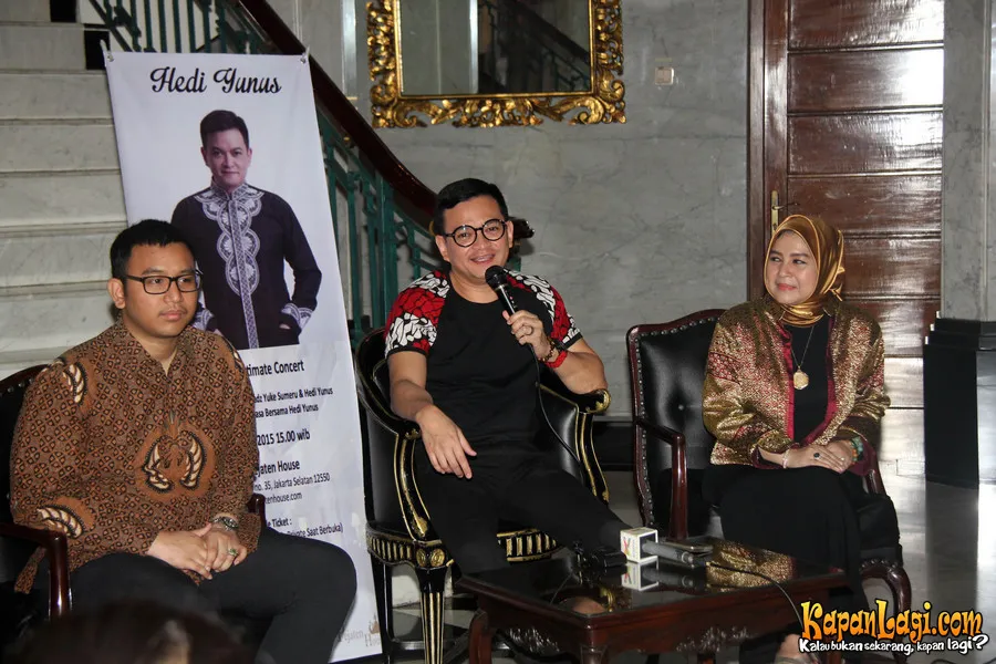 Hedi Yunus bersiap menggelar konser ©KapanLagi.com®/Bambang E Ros