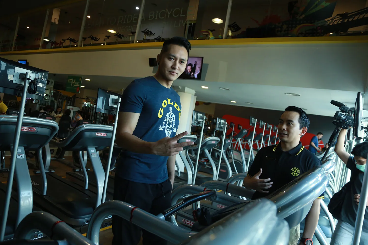 Demian tak kurangi aktivitas ngegym saat puasa / KapanLagi® - Agus Apriyanto