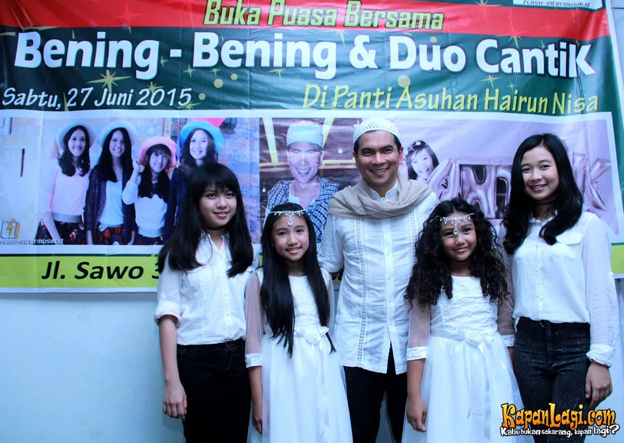 Khrisna Mukti kenalkan Bening-Bening. Foto: KapanLagi.com®/Muhammad Akrom