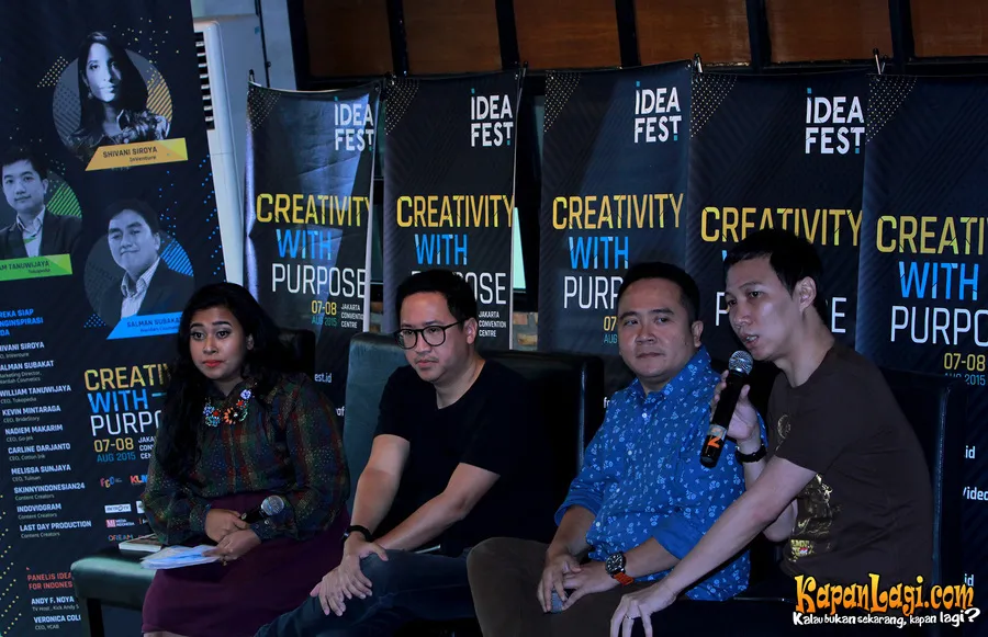 Preskon Ideafest 2015 / KapanLagi® - Akrom Sukarya
