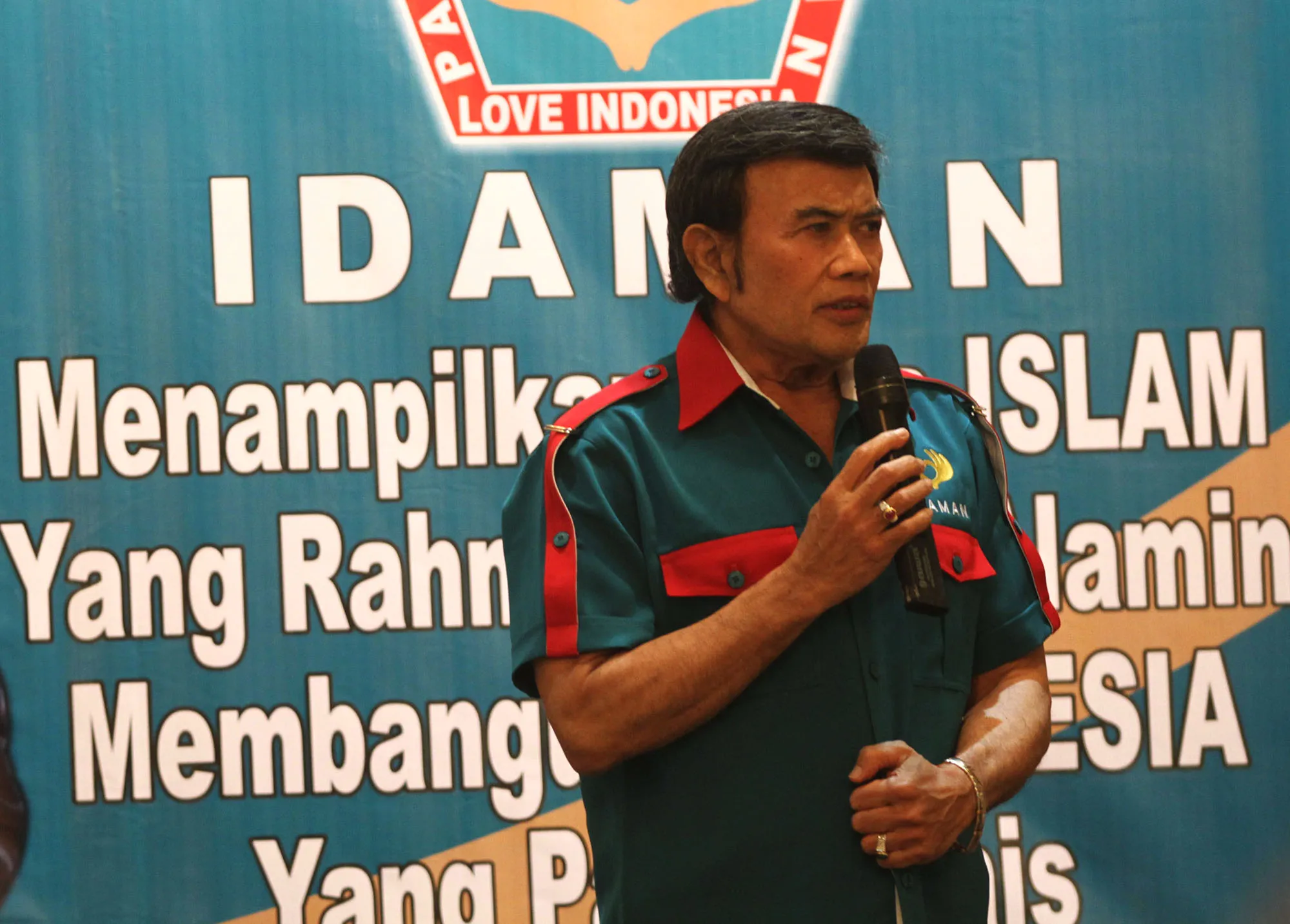 Rhoma Irama paparkan partai barunya © KapanLagi.com®/Muhammad Akrom Sukarya