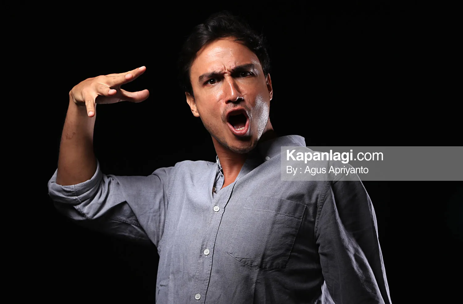 Hamish Daud menikmati perannya bermain di film 'LOVE YOU LOVE YOU NOT' ©KapanLagi.com/Agus Apriyanto