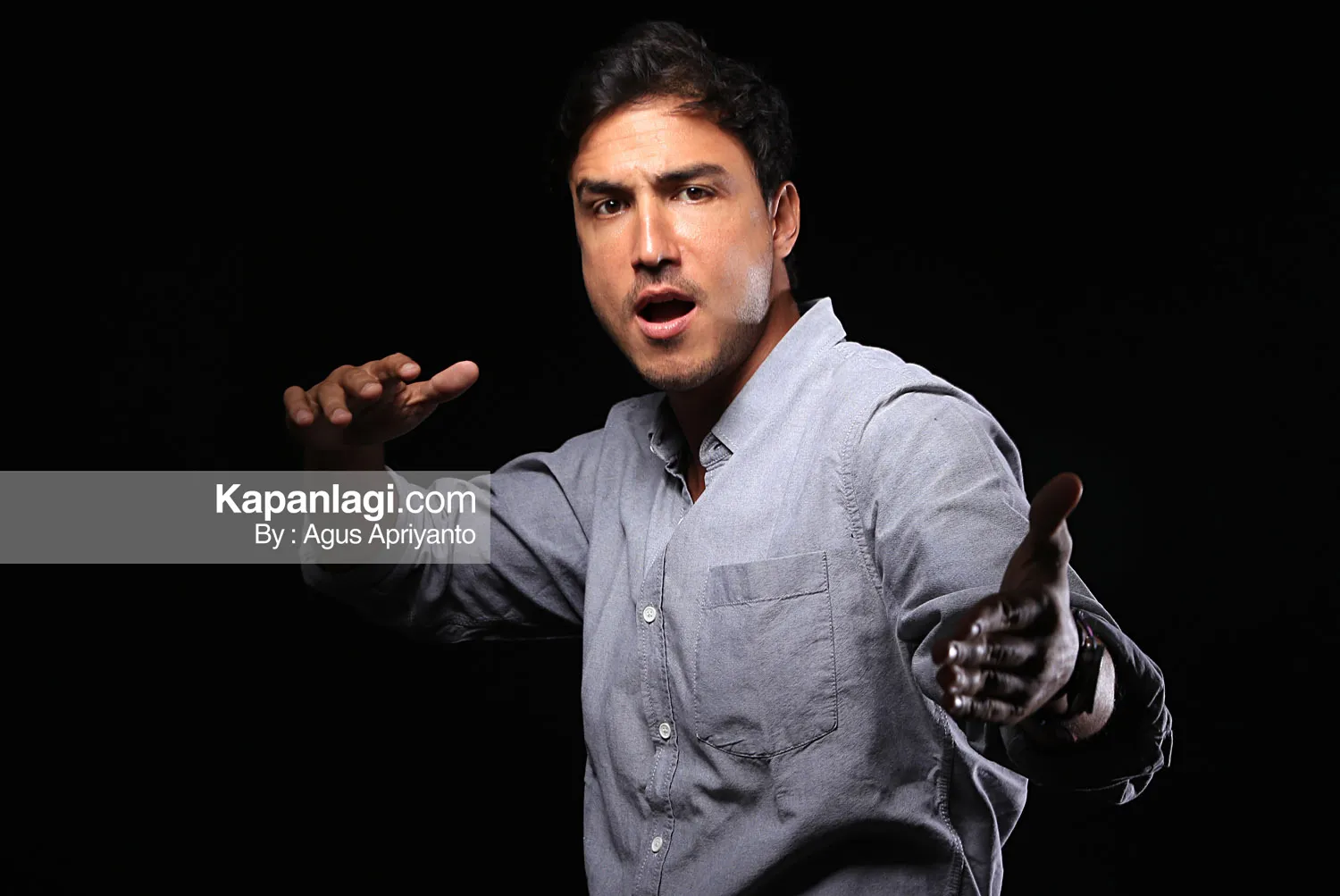 Selain banyak pelajaran cinta dari sosok Juki, LOVE YOU LOVE YOU NOT juga bikin Hamish Daud terkesan! ©KapanLagi.com/Agus Apriyanto
