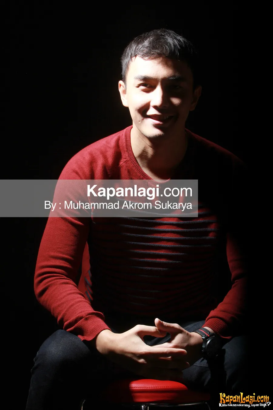 Dimas Aditya ungkap rasa bosan berperan jadi anak remaja. Foto: KapanLagi.com®/Muhammad Akrom