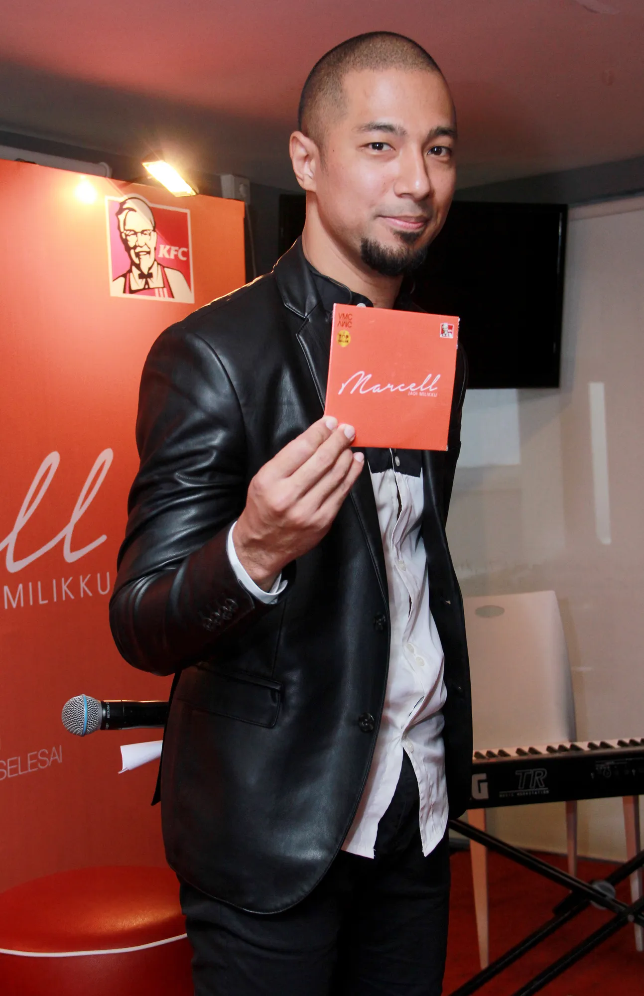 Marcell mengaku tak saingan dengan Afgan. @KapanLagi.com®/Muhammad Akrom Sukarya