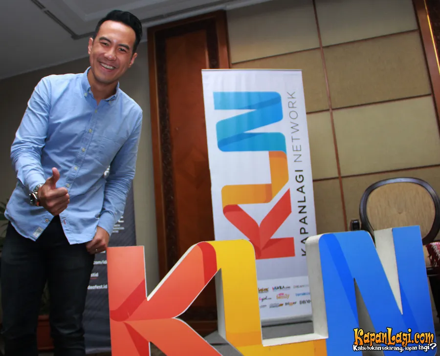 Daniel Mananta turut menjadi pembicara dalam ajang Ideafest 2015. ©KapanLagi.com/Muhammad Akrom Sukarya