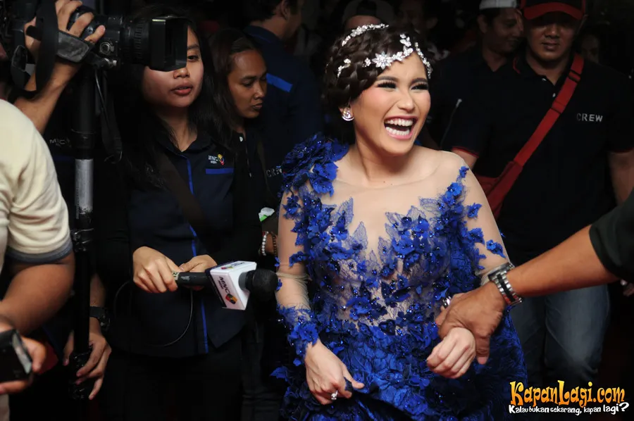 Ayu Ting Ting ungkapkan makna yang terkandung dalam nama Trio Cecepi © KapanLagi.com®/Bayu Herdianto