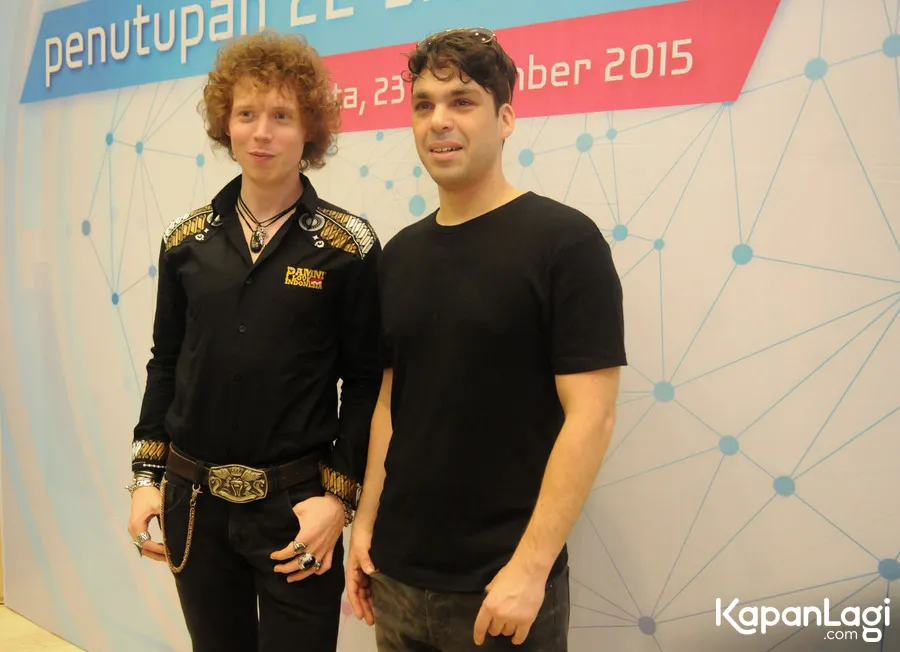 Matt Hart bersama Ollie Jacobs © KapanLagi.com®/Bayu Herdianto