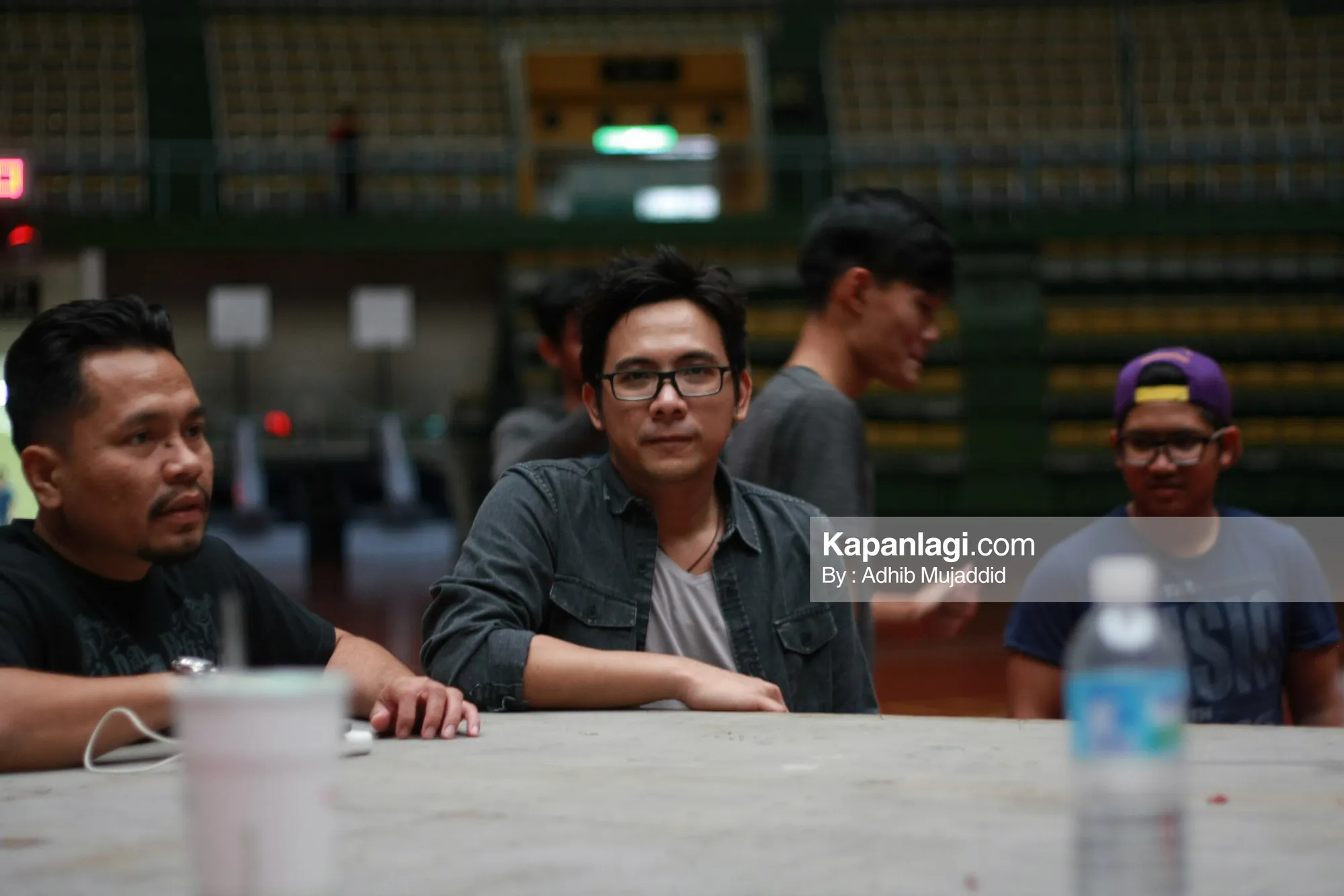 Bertemu langsung dengan Super Junior, DAVID NOAH akui Super Junior ramah banget. ©KapanLagi.com/Adhib Mujaddid