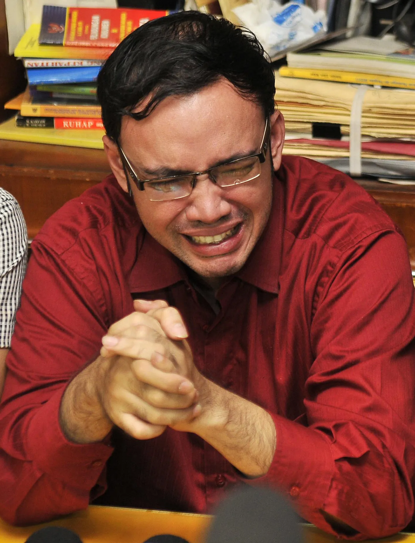 Sandhy Tumiwa sudah dilaporkan sejak tiga tahun yang lalu © KapanLagi.com®/Agus Apriyanto