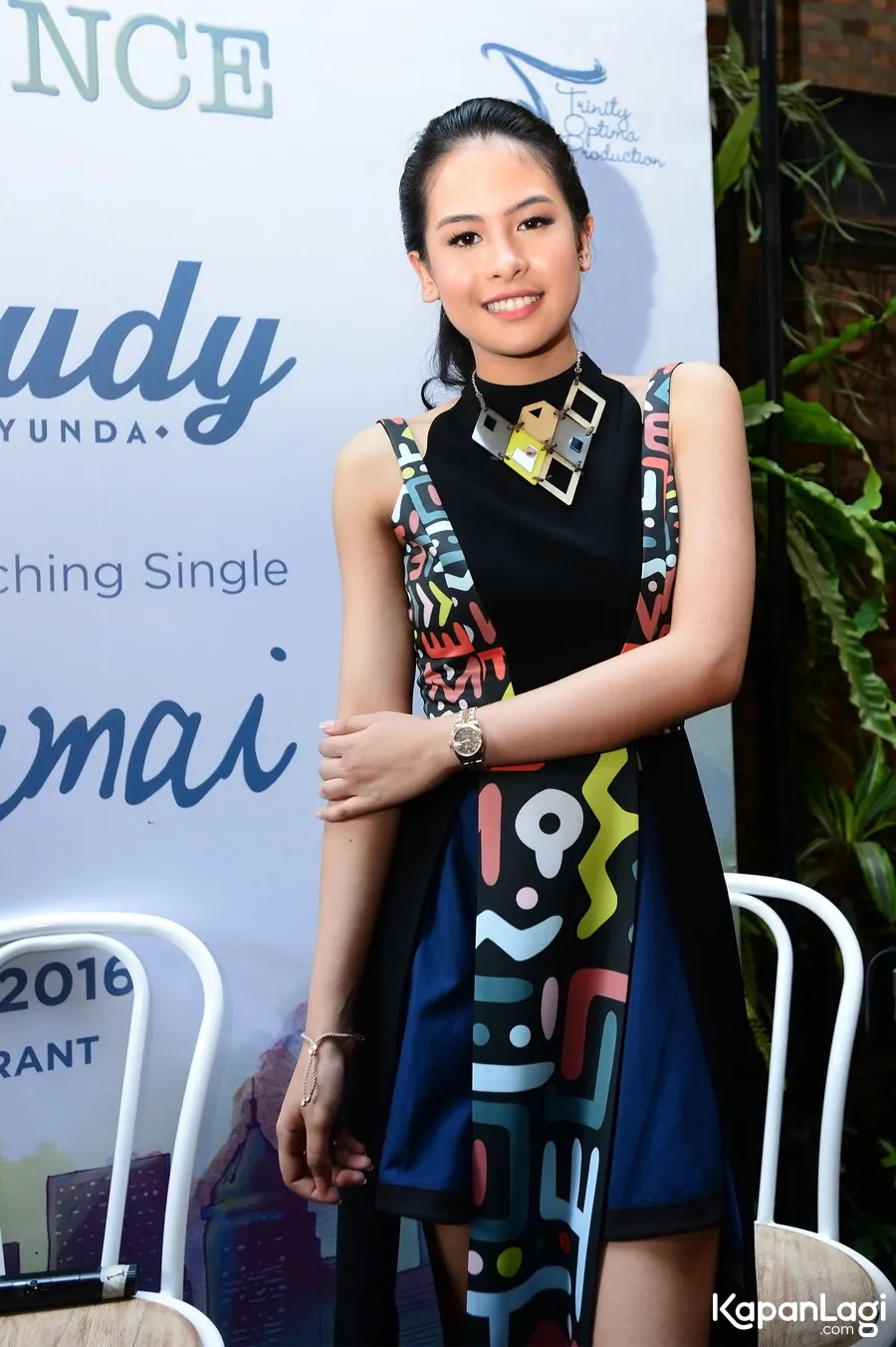 Maudy belajar nulis lagu sejak SMP ©KapanLagi.com®/Bambang E Ros