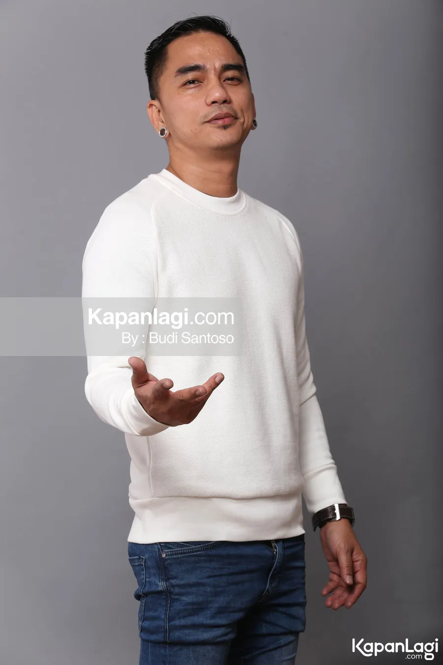 Enda segan pada sang ayah / Credit: KapanLagi - Budy Santoso