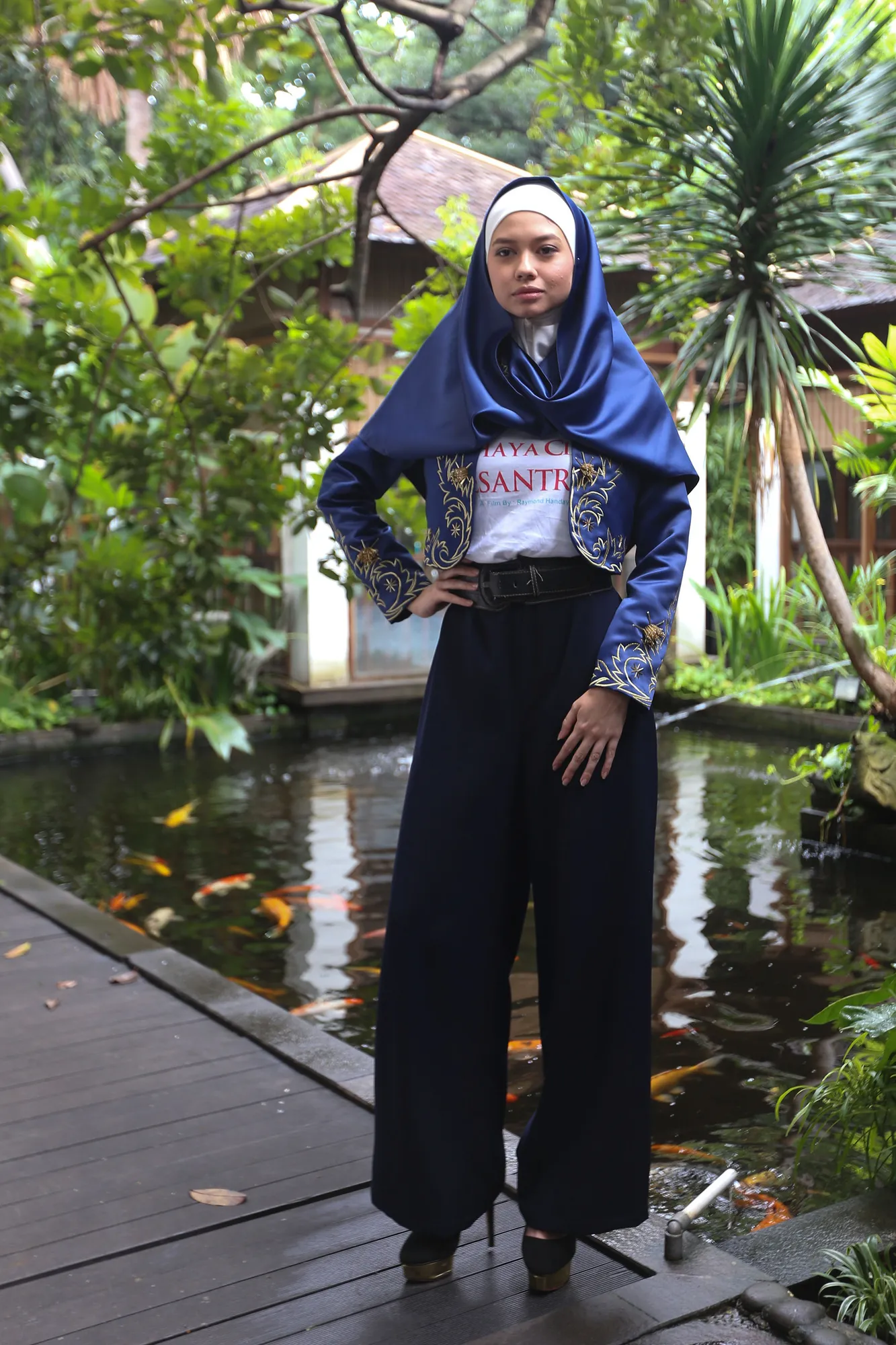 Yuki temui banyak tantangan di film 'CAHAYA CINTA PESANTREN' © KapanLagi.com®/Budy Santoso