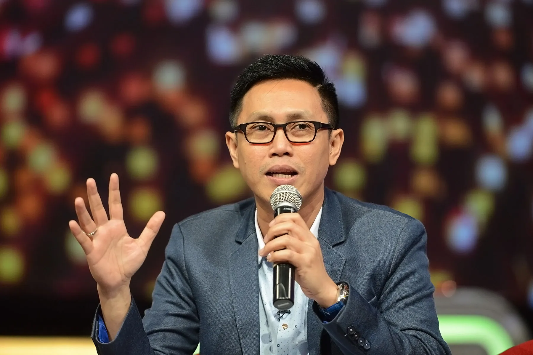 Eko Patrio siap memandu jalannya acara Take Me Out Indonesia kali ini © KapanLagi.com/Bambang E. Ros