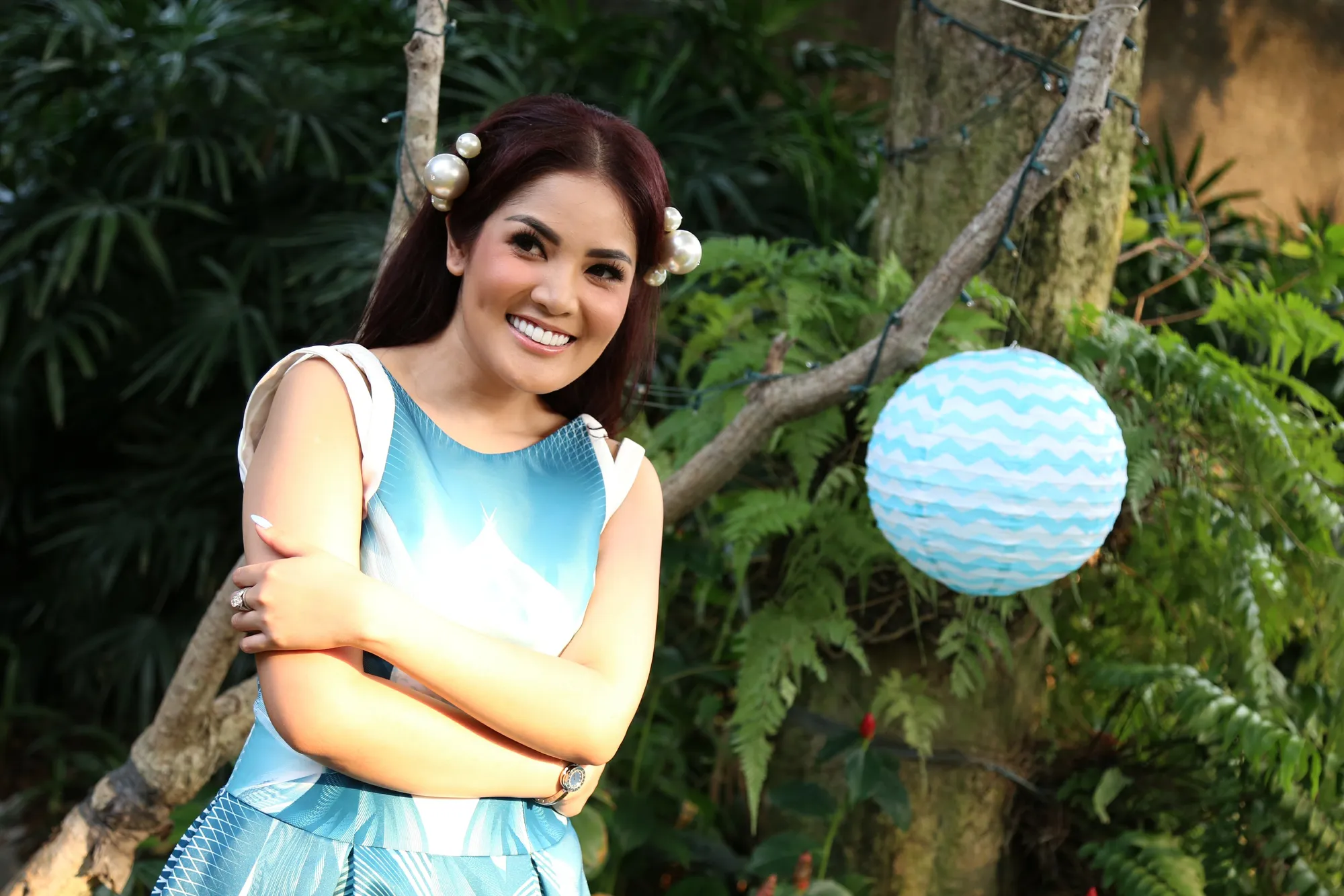 Belum bisa lepas, Nindy masih ingin bernyanyi © KapanLagi.com/Agus Apriyanto