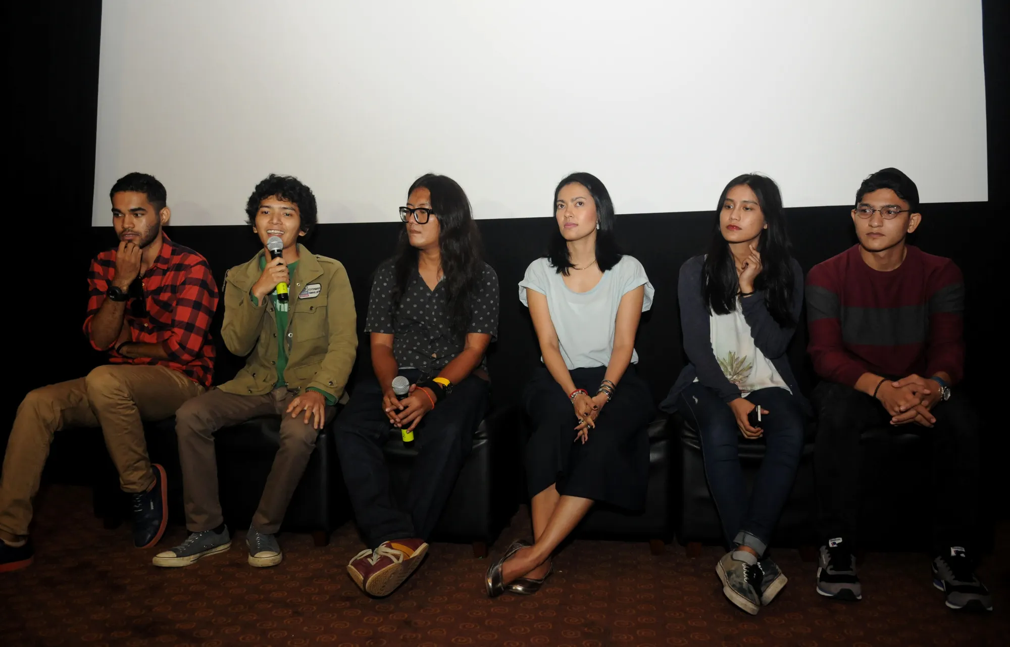 Meski sempat mengalami kesulitan, peran para aktor senior membantu Hany, Bob, Qausar, dan Aufa bisa berkembang lebih baik © KapanLagi.com/Bayu Herdianto