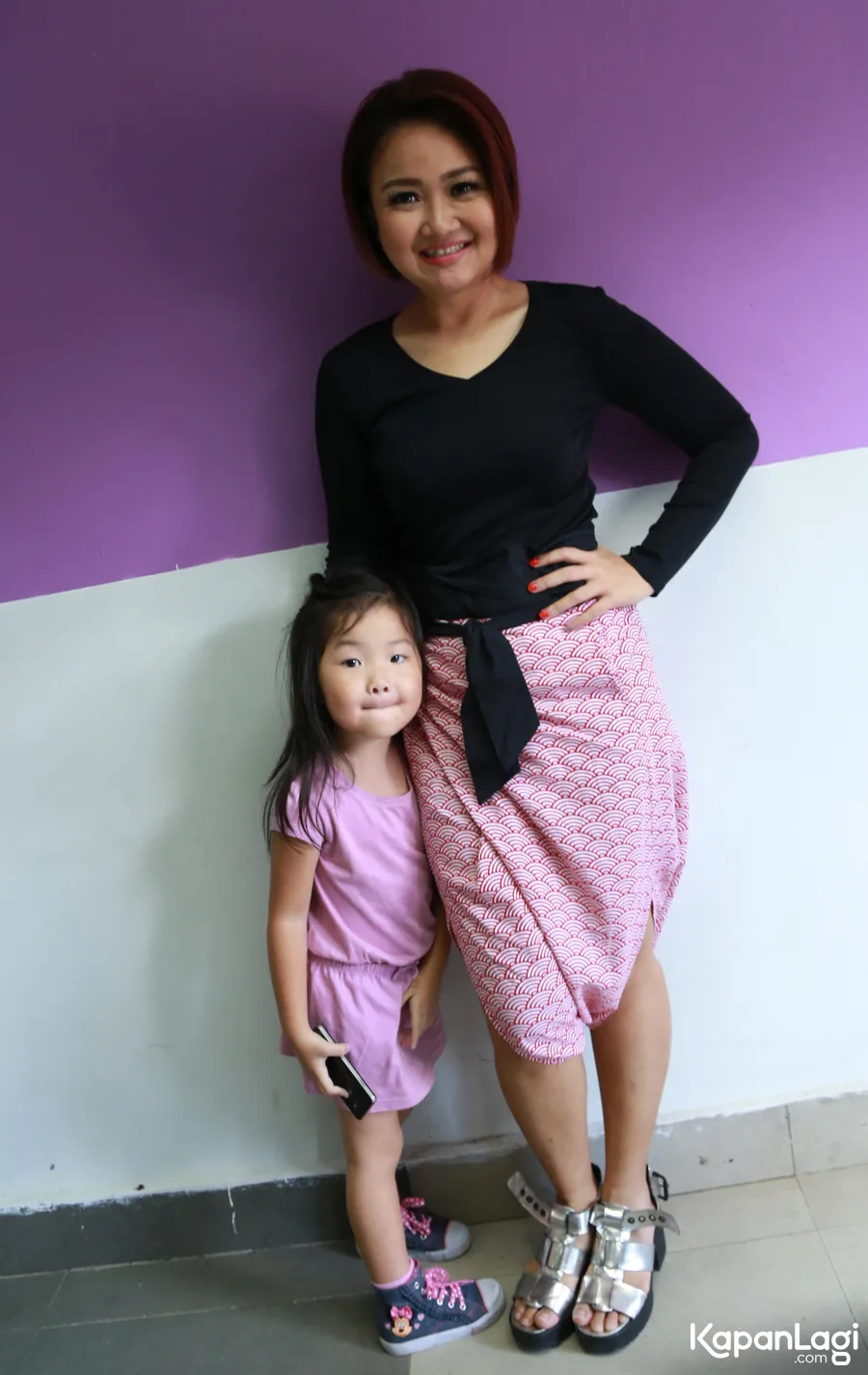 Cici Panda dan putri cantiknya, Alika © KapanLagi.com®/Agus Apriyanto