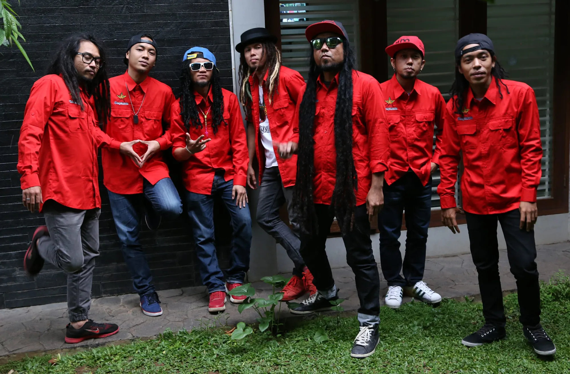 Gangstarasta bantah bila musiknya erat dengan ganja © KapanLagi.com®/Agus Apriyanto