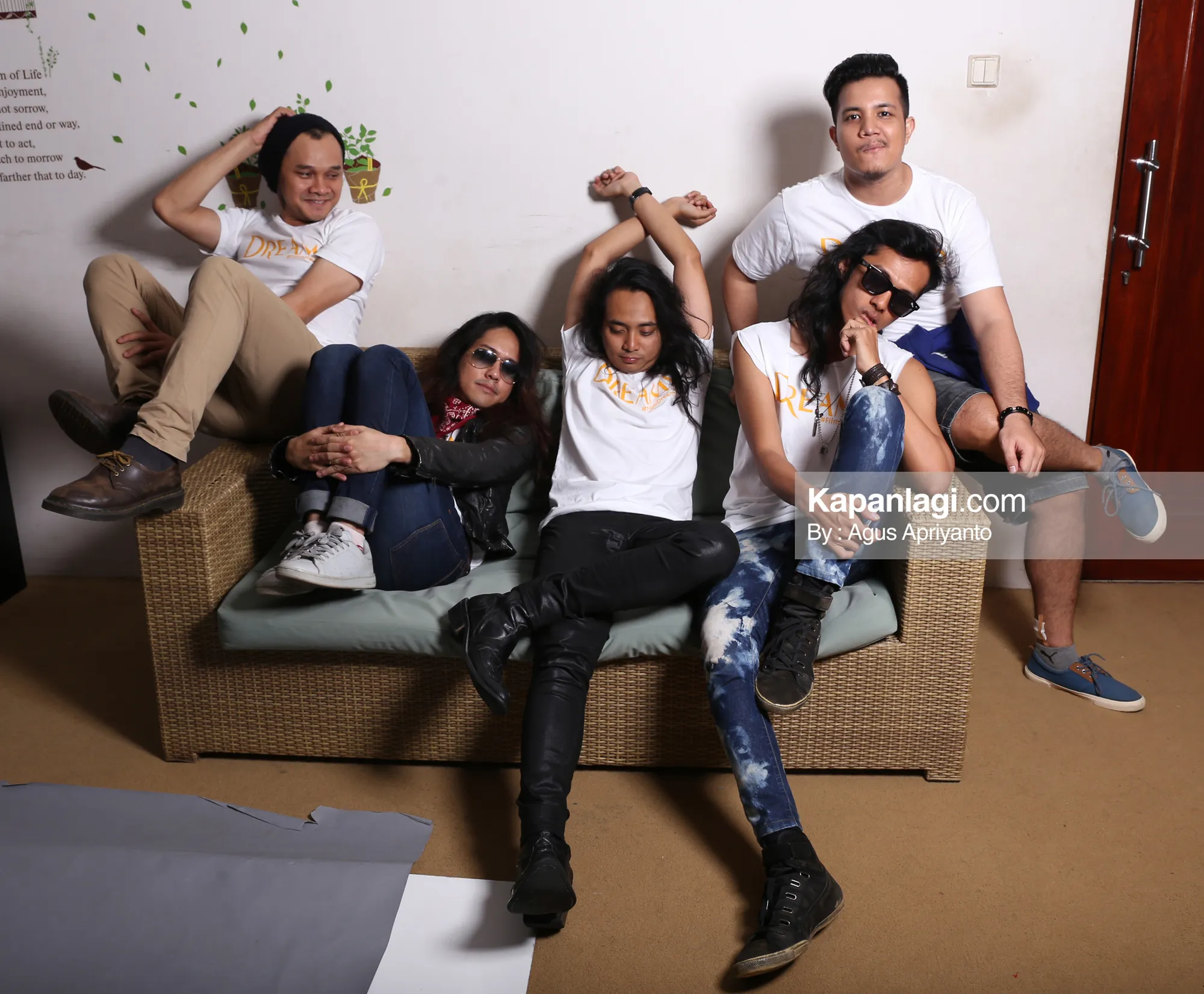 Meski berstatus sebagai anak band, Krosboi dapat banyak pelajaran khususnya soal akting © KapanLagi.com/Agus Apriyanto