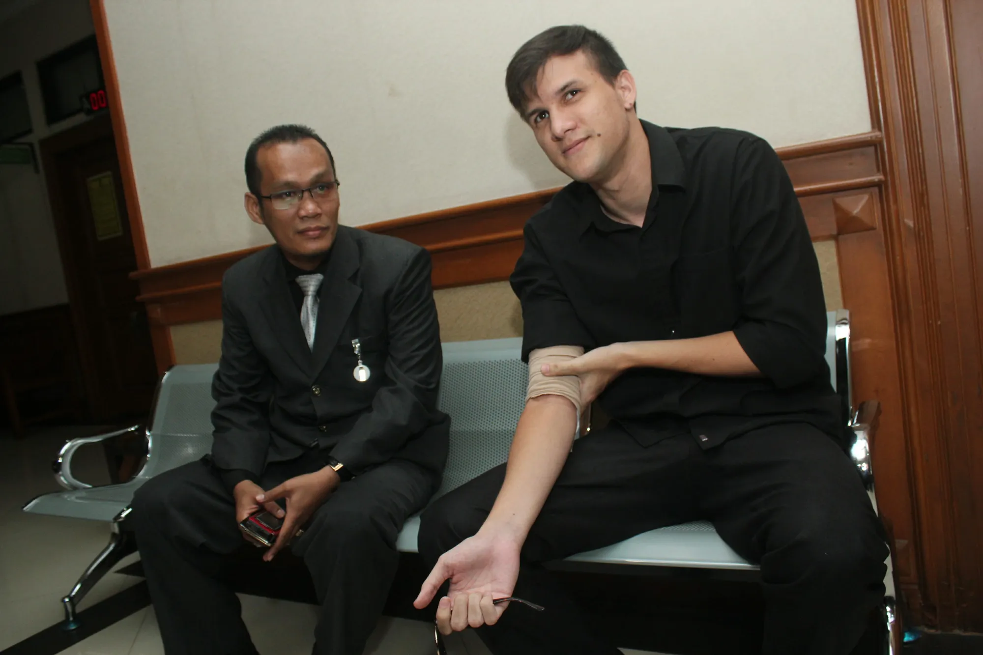 Tangan Stuart masih cedera ©KapanLagi.com®/Agus Apriyanto