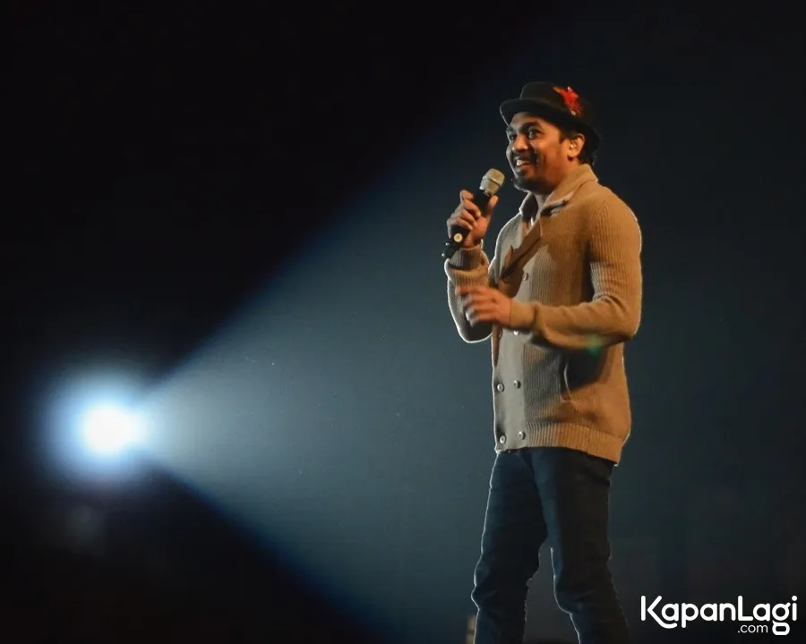 Glenn Fredly kagum dengan kemampuan dan karya Isyana Sarasvati © KapanLagi.com/Bambang E. Ros
