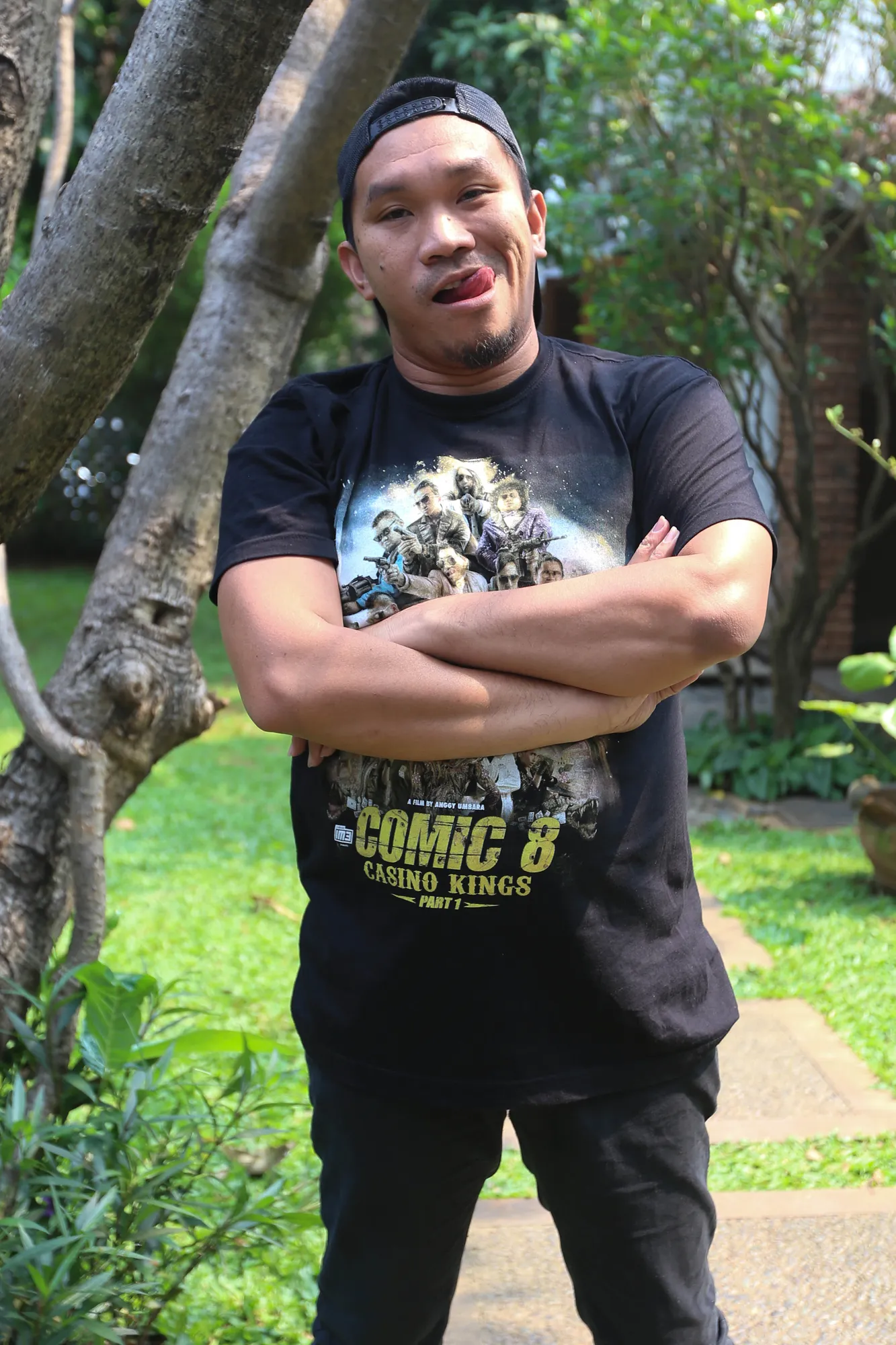 Mongol merasa nyaman dengan peran ngondeknya © KapanLagi.com®/Budy Santoso