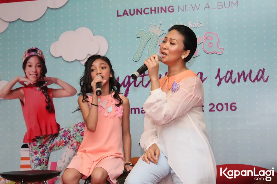 Naura dapat dukungan penuh dari Nola sang ibunda © KapanLagi.com®/Akrom Sukarya