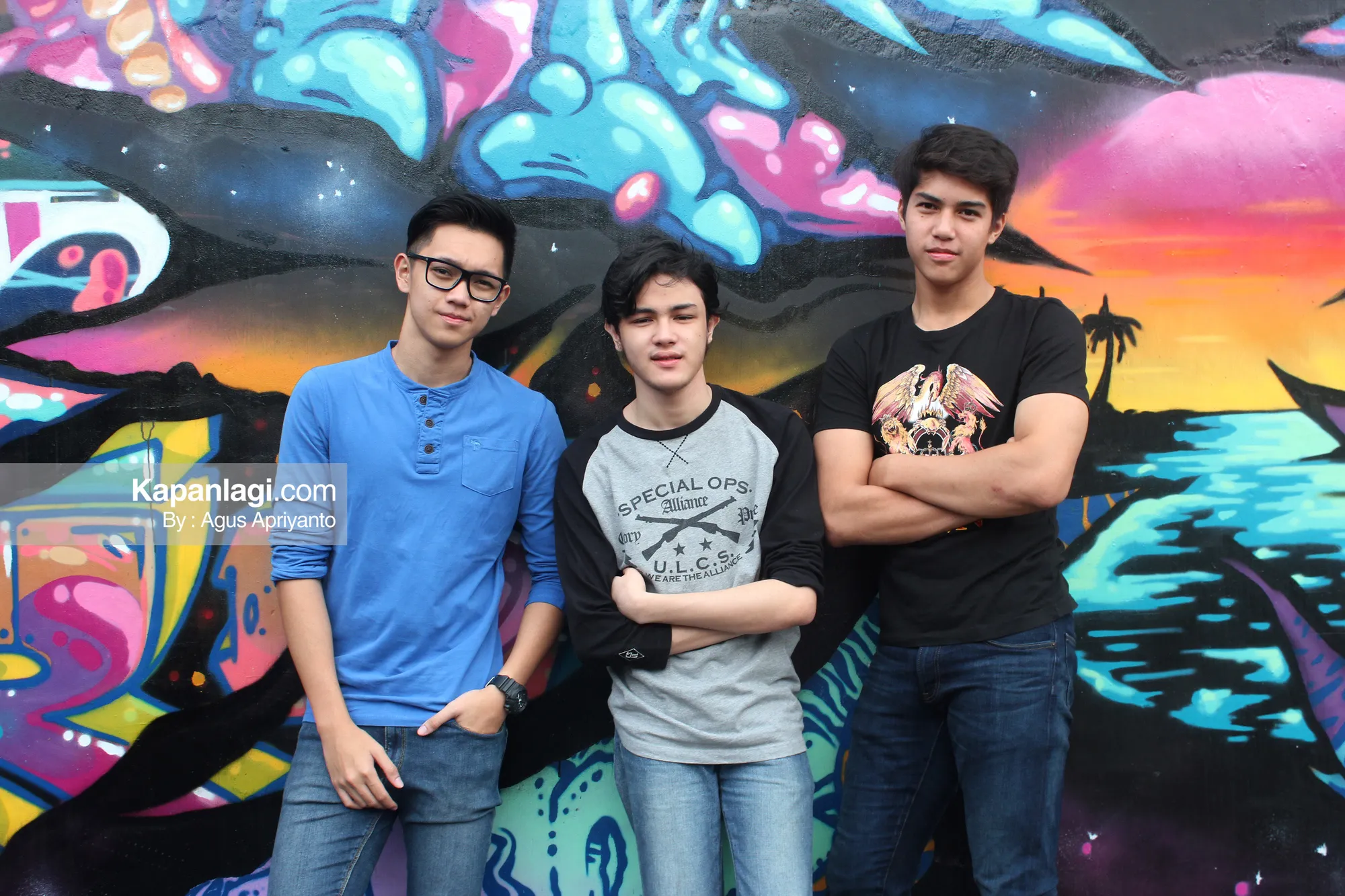 Siap-siap! Sebentar lagi 3 cowok kece ini bakal menyapamu di #AnakArtis Season 2 © KapanLagi.com/Agus Apriyanto
